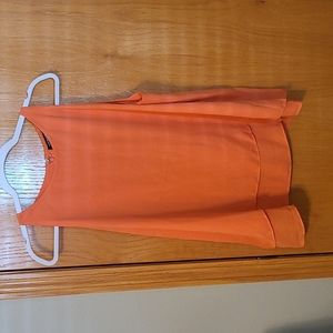Flowy orange tank top